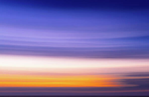 Abstract Art Print featuring the photograph Night Layers by Mark Andrew Thomas