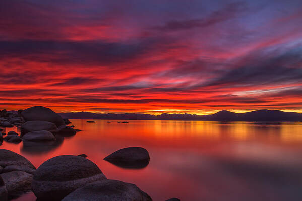 Landscape Art Print featuring the photograph Nightfall by Marc Crumpler