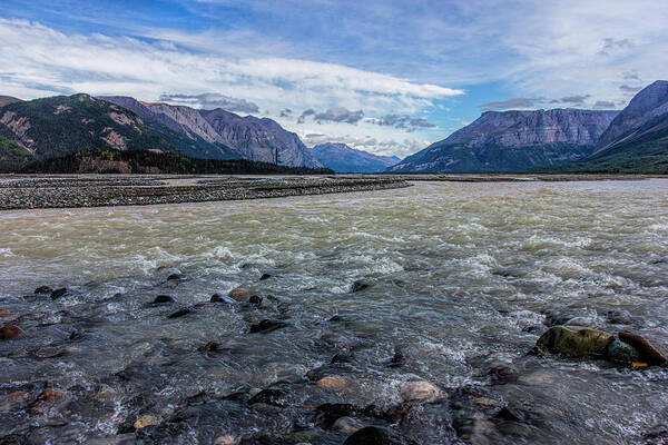 Alaska Art Print featuring the photograph Nizina River 2017 by Fred Denner