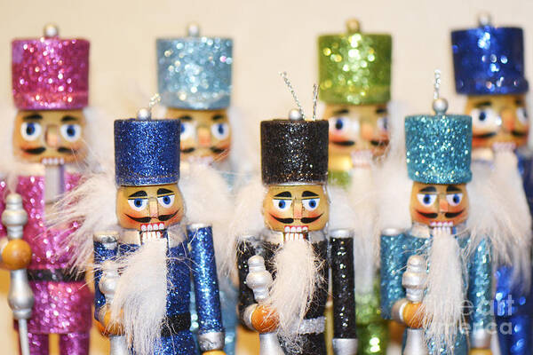 Nutcrackers Art Print featuring the photograph Nutcracker March by Traci Cottingham