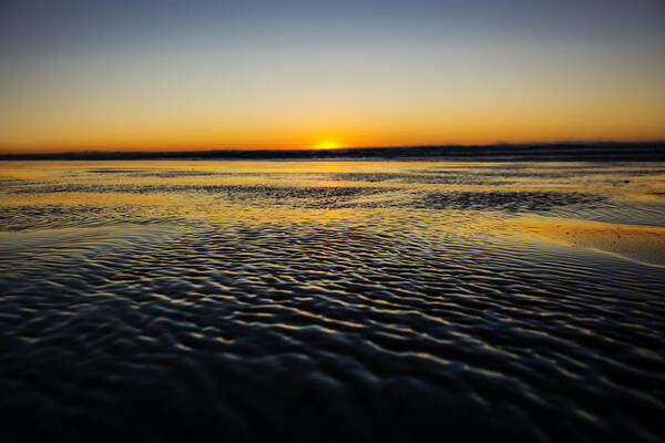 Day Art Print featuring the photograph Ocean Shores Sunset by Pelo Blanco Photo