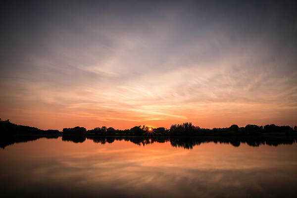 Ohio Art Print featuring the photograph Ohio Sunrise 2 by Matt Hammerstein