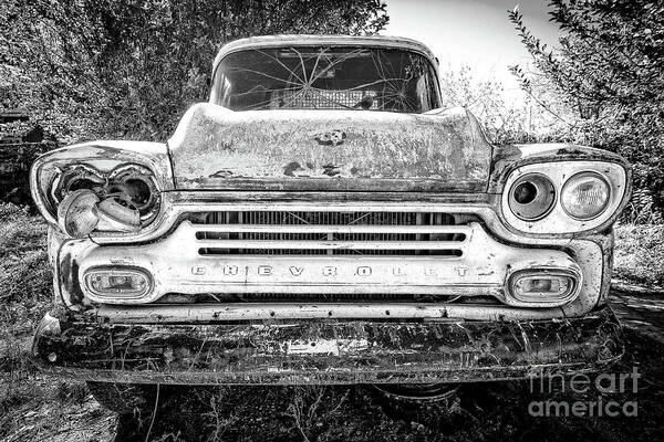 Mug Art Print featuring the photograph Old Chevy Truck by Edward Fielding