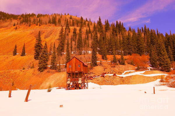 Mine Art Print featuring the photograph Old Colorado mind entrance by Jeff Swan