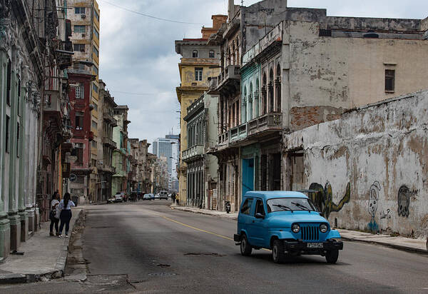 Aged Art Print featuring the photograph Old Havana by Art Atkins