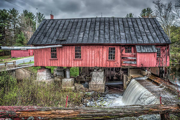 Architecture Art Print featuring the photograph Old Mill Boards by Richard Bean