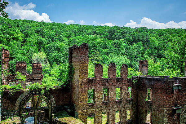 Ruins Art Print featuring the photograph Old Mill by James L Bartlett