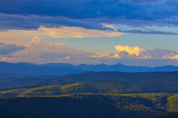 Blue Art Print featuring the photograph One Hour Before Sunset by Karon Melillo DeVega