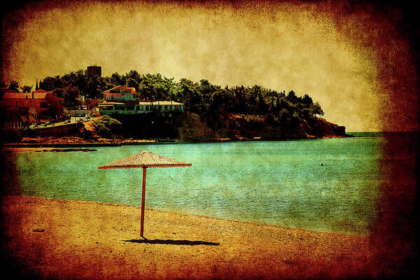 Landscape Art Print featuring the photograph One Summer Day in Greece by Milena Ilieva