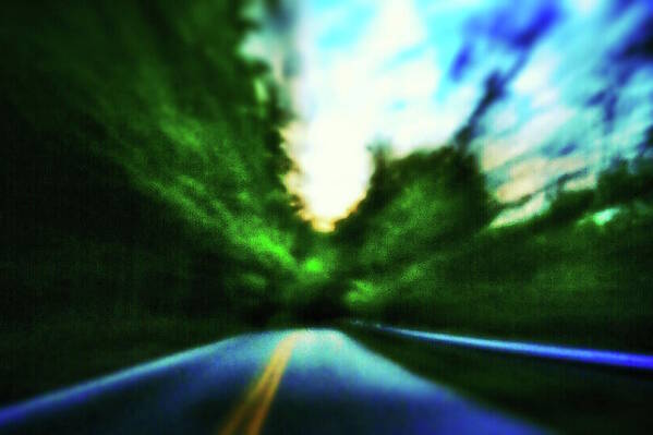 Pinhole Art Print featuring the photograph Open Road by Al Harden