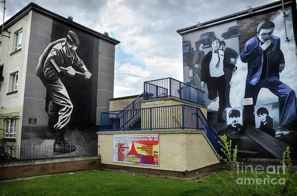 Ireland Art Print featuring the photograph Operation Motorman mural in Derry by RicardMN Photography