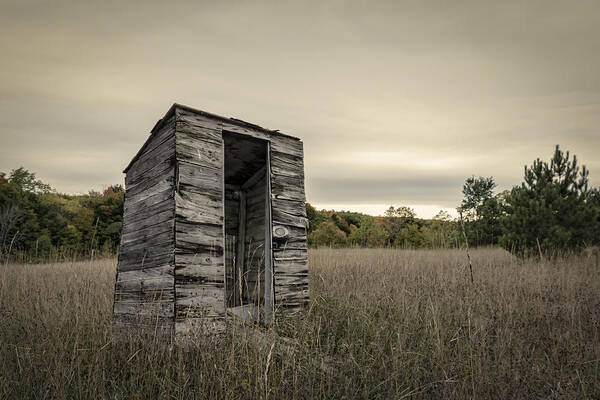 Outhouse Art Print featuring the photograph Out Of Order by Steve L'Italien