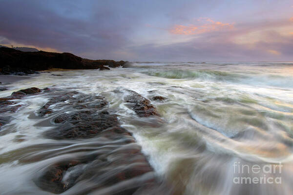 Yachats Art Print featuring the photograph Overwhelmed by Michael Dawson