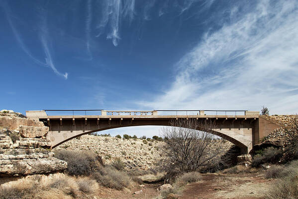 Bridge Art Print featuring the photograph Padre Canyon Bridge on Route 66 by Rick Pisio