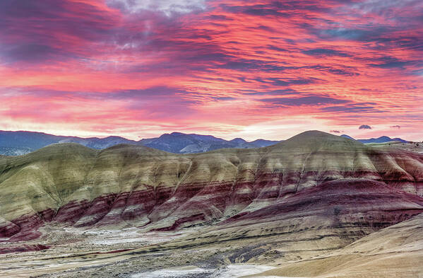 Painted Hills Art Print featuring the photograph Painted Hills Sunrise by Harold Coleman