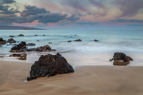 Maui Art Print featuring the photograph Pastel Hawaii Sunrise by Pierre Leclerc Photography