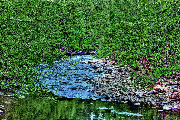 Hdr Art Print featuring the photograph Patapsco River by Andy Lawless
