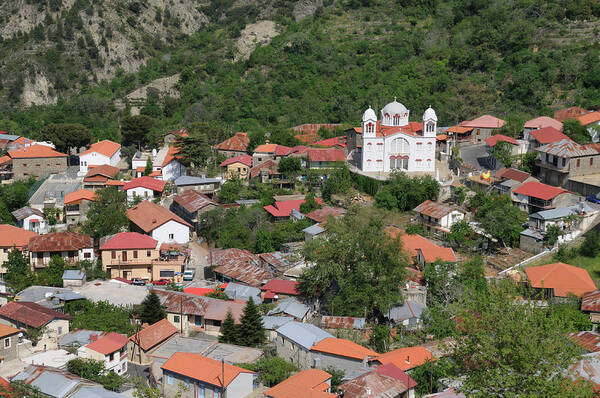 Pedoulas Art Print featuring the photograph Pedoulas Village, Cyprus by Jeremy Voisey