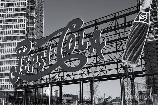 Clarence Holmes Art Print featuring the photograph Pepsi-Cola Sign II by Clarence Holmes