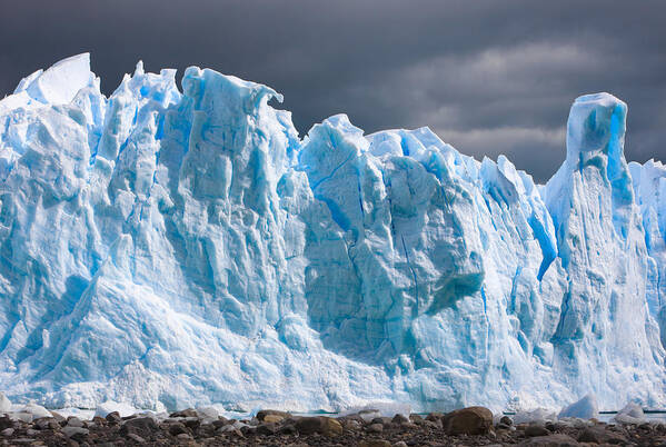 Perito Moreno Glacier Art Print featuring the photograph Perito Moreno Glacier - Patagonia by Carl Amoth