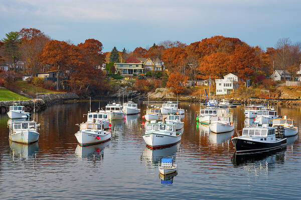 Perkins Cove Art Print featuring the photograph Perkins Cove by Darren White
