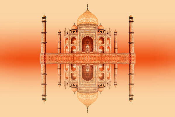 Taj Mahal Art Print featuring the photograph Persian Poem Of Love by Iryna Goodall