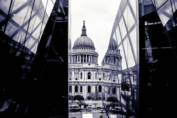 London Art Print featuring the photograph Perspective of Saint Paul's Cathedral by Christopher Maxum