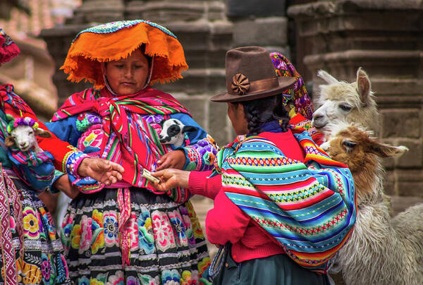 Garment Art Print featuring the photograph Peruvian costume by Mao Lopez