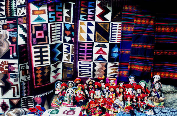 Peru Art Print featuring the photograph Peruvian Handcraft by Amarildo Correa