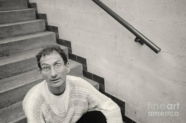 Photo Art Print featuring the photograph Peter in the stairs by Philippe Taka