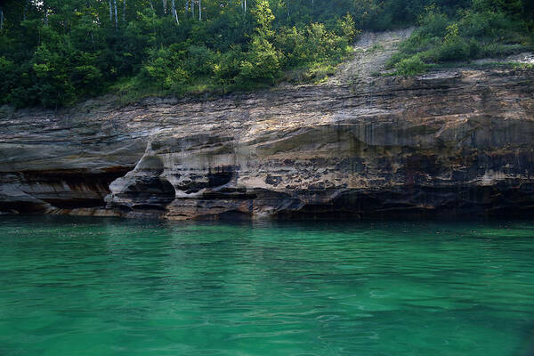 Pictured Rocks National Lakeshore Art Print featuring the photograph Pictured Rocks National Lakeshore 7 by Mary Bedy