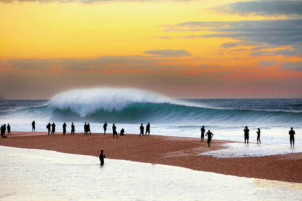 Surf Art Print featuring the photograph Pipe Dream by Sean Davey