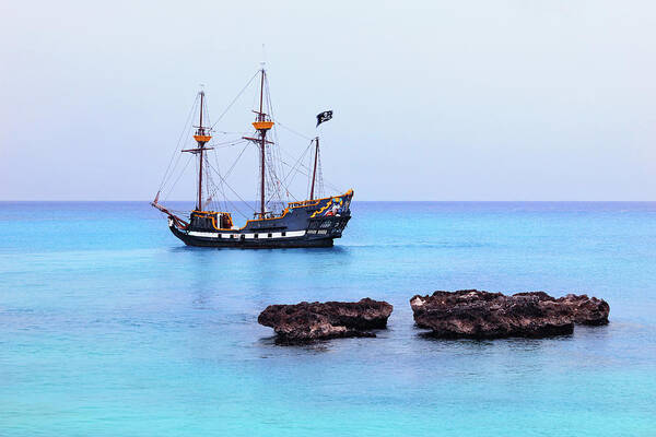 Ship Art Print featuring the photograph Pirates Of The Caribbean by Iryna Goodall