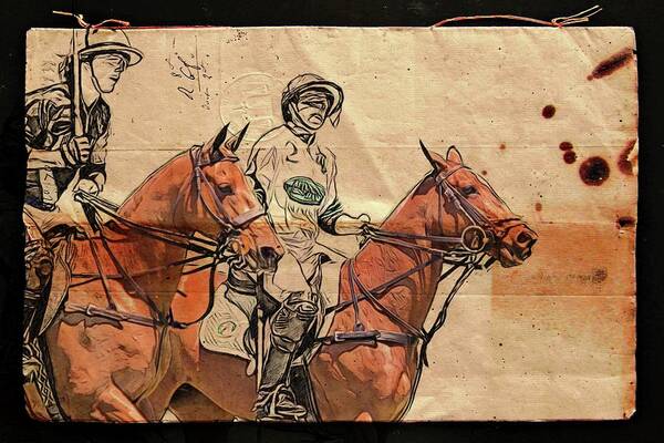 Alicegipsonphotographs Art Print featuring the photograph Polo Horses by Alice Gipson