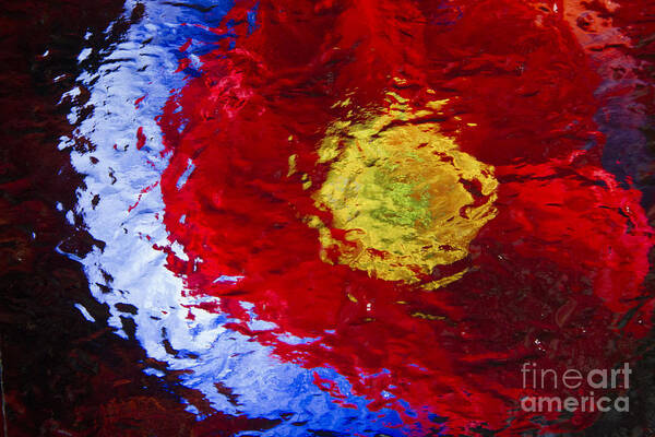 Red Art Print featuring the photograph Poppy Impressions by Jeanette French
