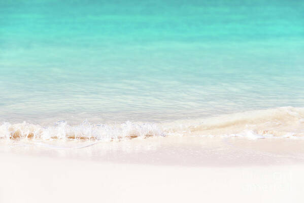 Beach Art Print featuring the photograph Pristine water and white sand by Delphimages Photo Creations