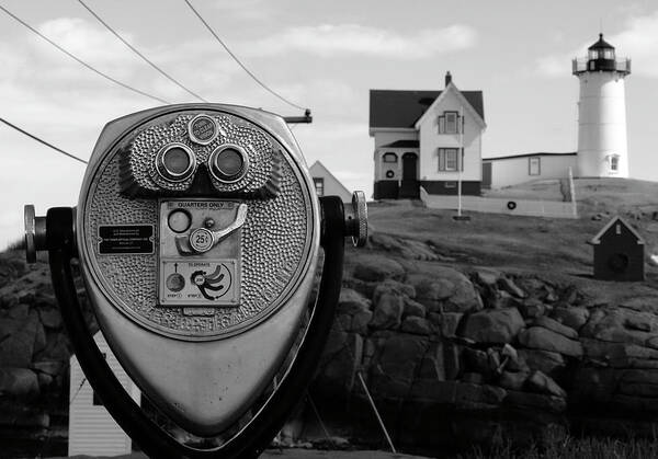 Nubble Art Print featuring the photograph Quarters Only by Mary Capriole