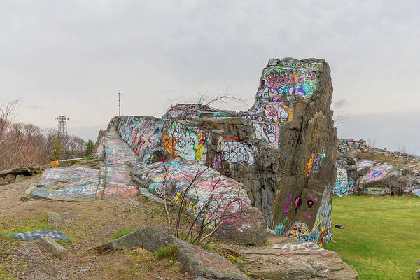 Quincy Quarries Art Print featuring the photograph Quincy Quarries 7 by Brian MacLean