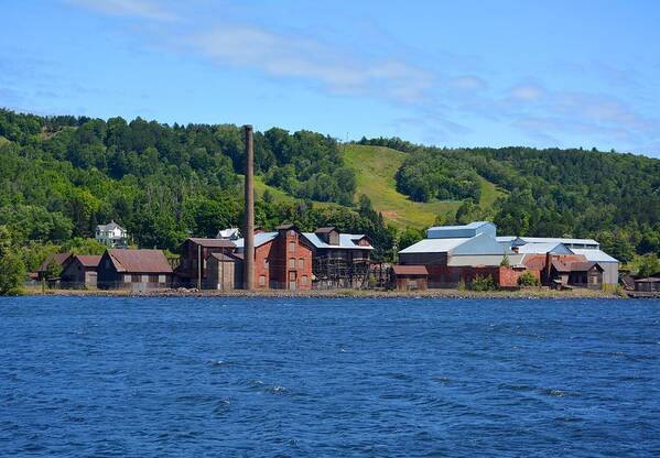 Keweenaw Art Print featuring the photograph Quincy Smelting Works by Keith Stokes