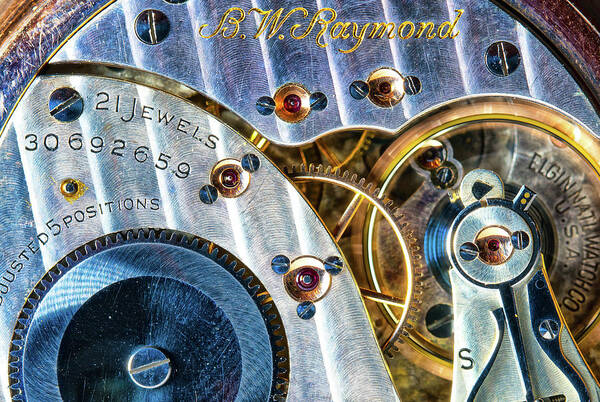 Pocketwatch Art Print featuring the photograph Raymond's Watch by Darren White