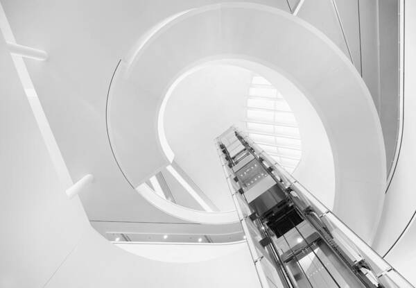 Architecture Art Print featuring the photograph Reach For The Sky by Jeroen Van De Wiel