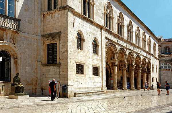 Rector's Palace Art Print featuring the photograph Rector's Palace Dubrovnik by Sally Weigand