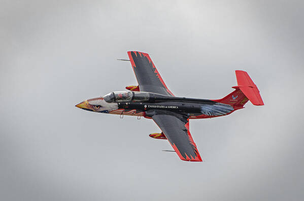 Red Stars Viper-29 Art Print featuring the photograph Red Stars Viper 29  by Susan McMenamin