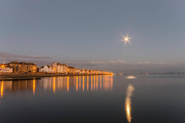 Beach Art Print featuring the photograph Reflections of a Moonbeam by Spikey Mouse Photography