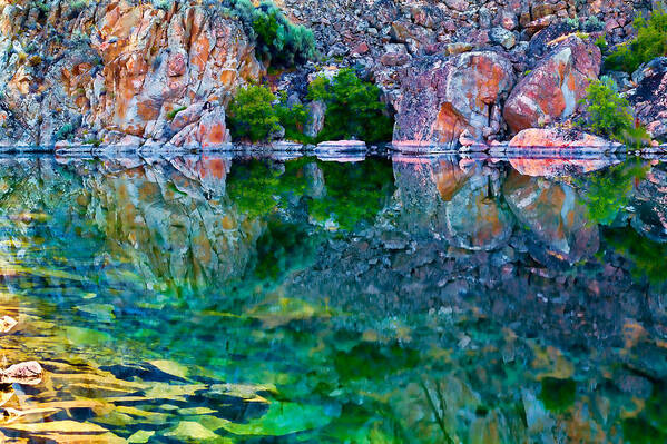 Reflective Pool Art Print featuring the photograph Reflective Pool by Harold Coleman