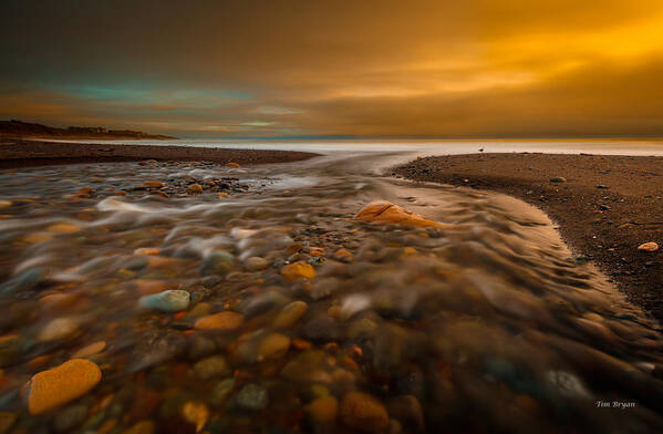 Seascape Art Print featuring the photograph Replenishment by Tim Bryan