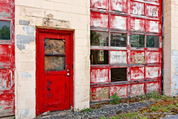 Christopher Holmes Photography Art Print featuring the photograph Retired Garage by Christopher Holmes