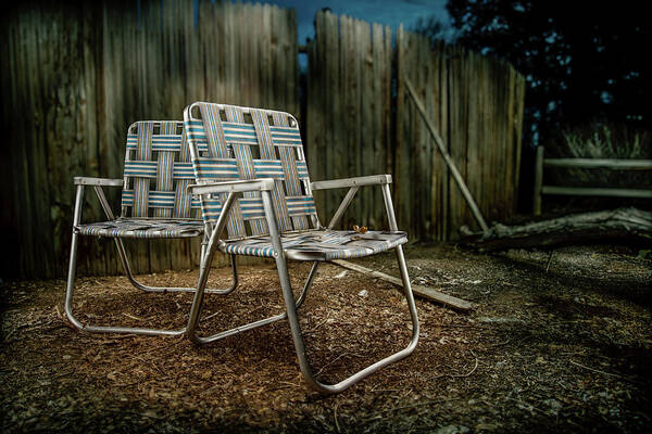 Art Art Print featuring the photograph Ribbon Chairs by YoPedro