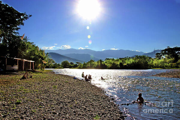 Rio Art Print featuring the photograph Rio Frio, Colombia III by Al Bourassa