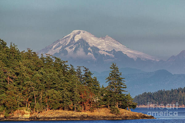 Mt. Baker Art Print featuring the photograph Rising Above by Rod Best